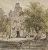 AA 034
<br/>
Het huis van Wouwerman aan de Bakenessergracht
<br/>
<em>Eymer, Arnoldus Johannes (1803-1863)</em>